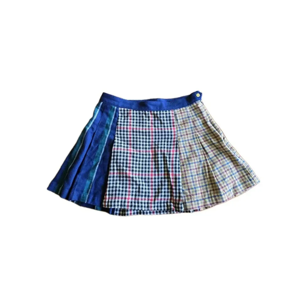 Rowing Blazers X Target Size 8 Plaid Pleated Mini Skirt, School Girl, Scottish - Picture 3 of 7